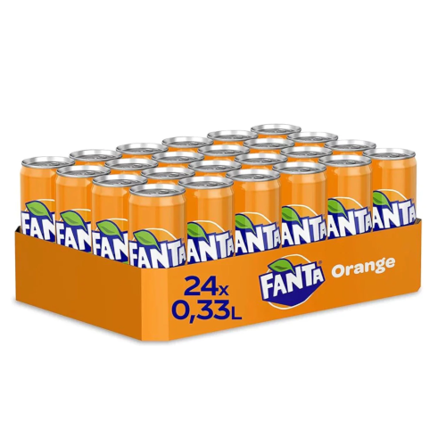 Fanta-Orange-Eu-24X0.33L FANTA ORANGE EU 24X0.33L - Afbeelding 1