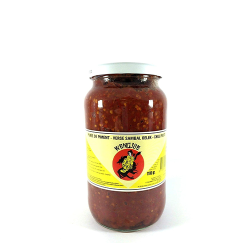 Sambal-Oelek-Chilipaste-Wendjoe Sambal Oelek Chilipaste Wendjoe 725gr - Afbeelding 1