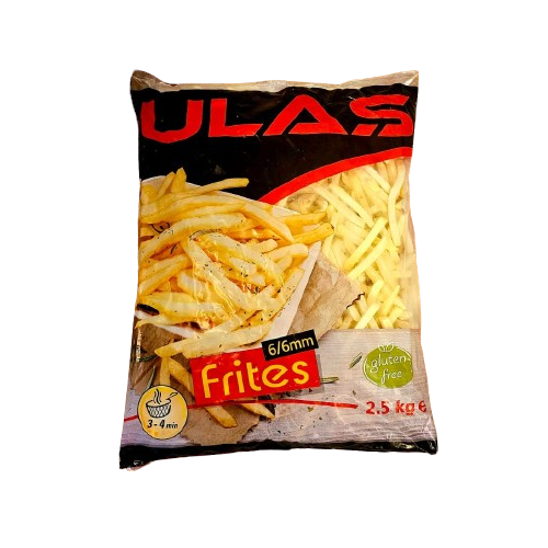 Ulas-Friet-6-6 FRIET ULAS 6/6 4X2.5KG - Afbeelding 1