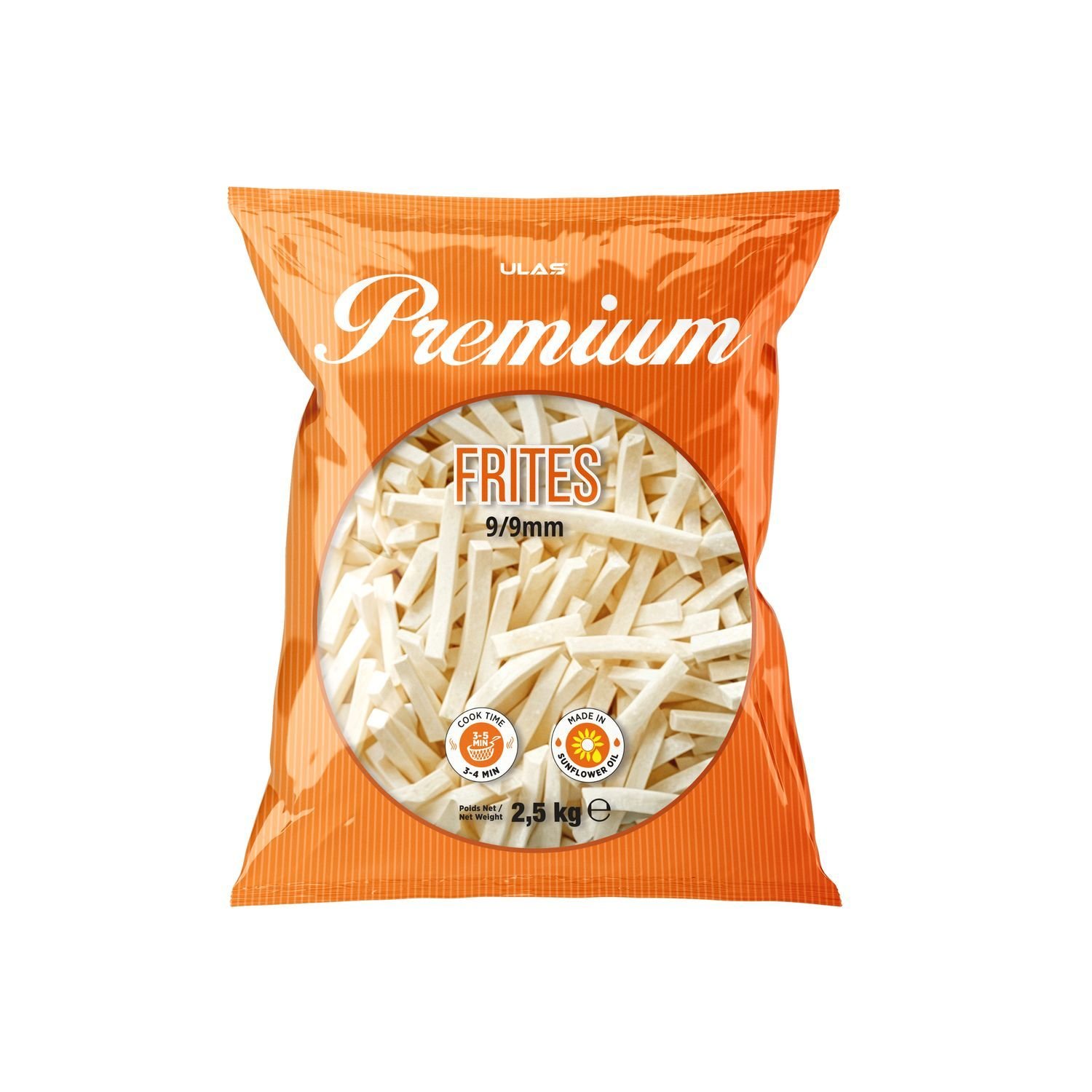 Ulas Friet FRIET ULAS PREMIUM 9/9 4X2,5KG - Afbeelding 1